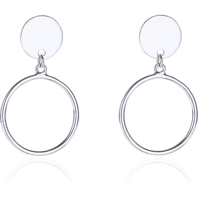 Silenti Jewelry Сребърни обеци "Сдържаност