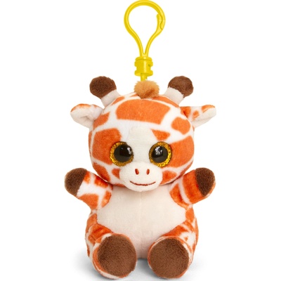 Keel Toys Плюшена играчка с клипс за раница Keel toys - Жираф, 12 cm (SF6556)