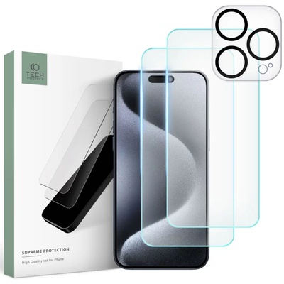 Tech-Protect supreme set iphone 15 pro clear (9319456604719)