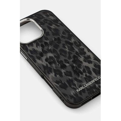 KARL LAGERFELD Кейс за телефон Karl Lagerfeld iPhone 16 Pro Max (KLHMP16XHDLEOICK)