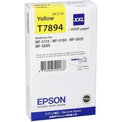 Epson T7894 XXL Yellow - originálny