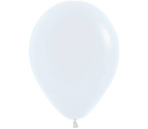 LUKY Balón Solid 25 cm bílý