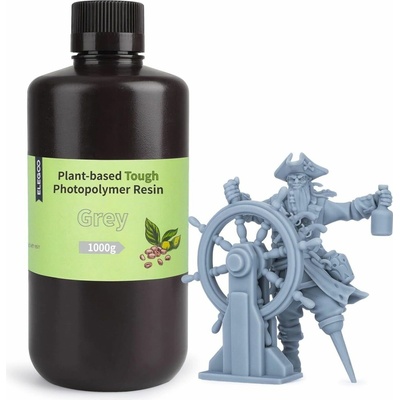 ELEGOO Plant-based Resin 1KG sivá 50.103.0046