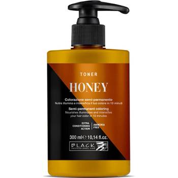 Black Professional Toner Semi-permanent Hair Colour 300 ml полутрайна боя Honey