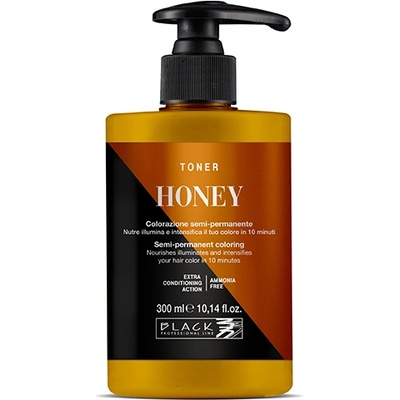 Black Professional Toner Semi-permanent Hair Colour 300 ml полутрайна боя Honey