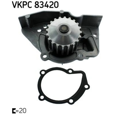 Vodní čerpadlo, chlazení motoru SKF VKPC 83420