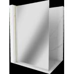 Mexen Kioto L стена за душ Walk-in 120 x 200 см, огледало, злато - 800-120-103-50-50 (800-120-103-50-50)