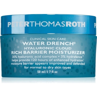 Peter Thomas Roth Water Drench Hyaluronic Cloud Rich Barrier Moisturizer богат хидратиращ крем възстановяващ кожната бариера 50ml