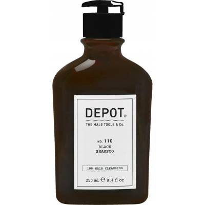 Depot 110 Black ShampooŠampon pro muže s černým pigmentem 250 ml