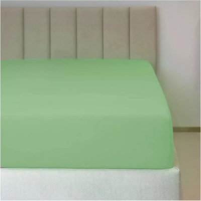Polášek Jersey prostěradlo světle zelené lycra 90x200x15-18