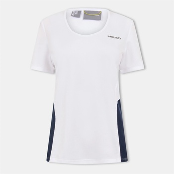 HEAD Тениска HEAD Women's Club Tech Short Sleeve Performance T-Shirt - White