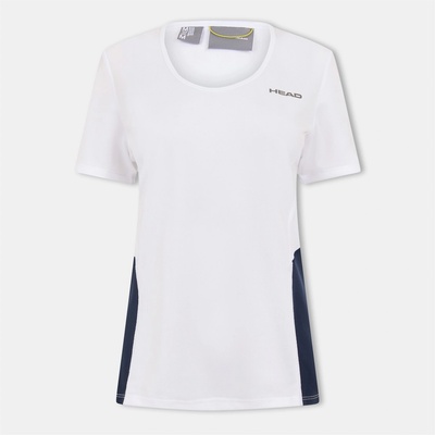 HEAD Тениска HEAD Women's Club Tech Short Sleeve Performance T-Shirt - White