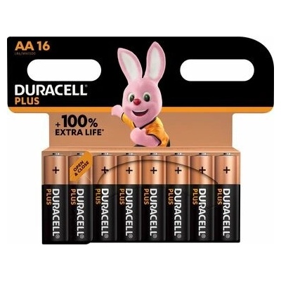 Duracell Alkaline PLUS Extra Life AAA 16ks MN1500/LR06