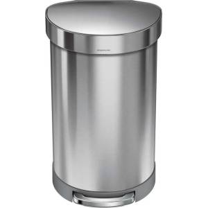 simplehuman - Кошче за отпадъци 45 л, от матирана неръждаема стомана CW2030 (CW2030)