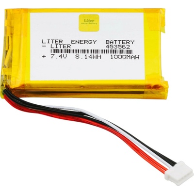 Li-Pol batéria 1000mAh, 7.4V, 453562