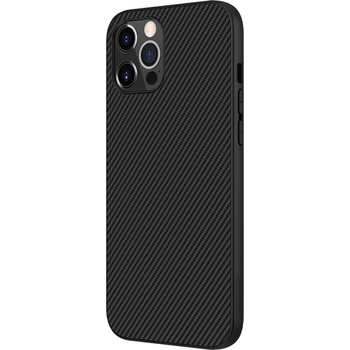 Nillkin Карбонов Калъф за iPhone 12 Pro Max, NILLKIN Synthetic Fiber Case, Черен (6902048203303)