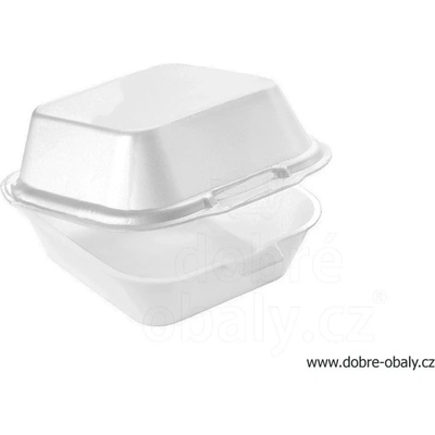 Menu box na hamburger 150x150x80 mm XPS, karton