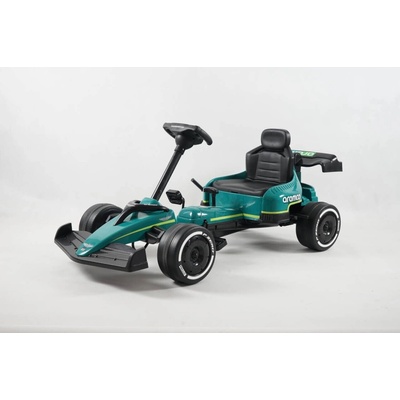 Ramiz Šľapacia kára Gokart Aston Martin zelená