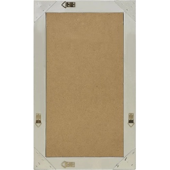 vidaXL Стенно огледало, бароков стил, 50x80 см, сребристо (320322)