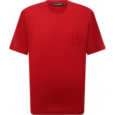 Dolce & Gabbana DG red tričko Červená