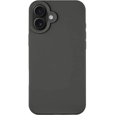 Tactical Силиконов калъф за iPhone 16 Plus - Tactical Velvet Smoothie Cover (тъмносив) (57983122517)