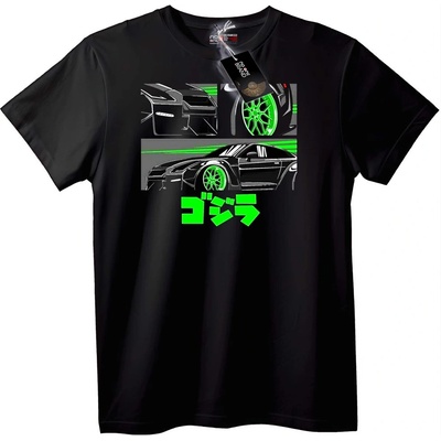NOONEBRAND Тениска Автомобилна мания Godzilla - 7XL, Black