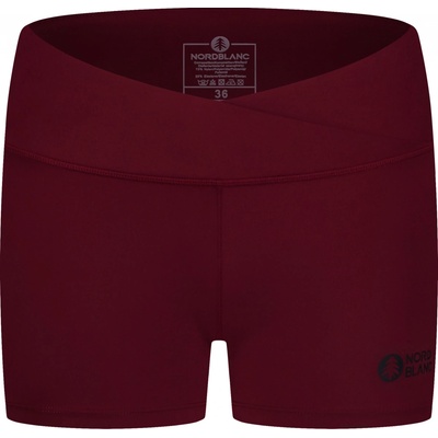 Nordblanc Dámské fitness šortky NBSPL8038 VÍNOVÁ