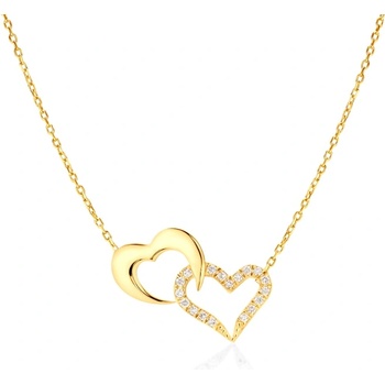 SAVICKI Колие със сърце savicki: злато, диаманти