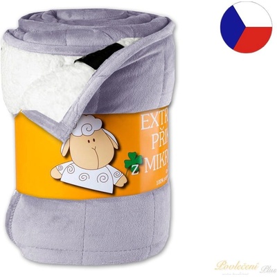 Sleep-well Deka mikrovlákno Ovce prošev světle šedá 150x200 – Hledejceny.cz