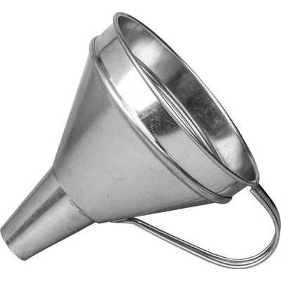 Kovový trychtýř se sítkem, Ø 150/30 mm, rovný