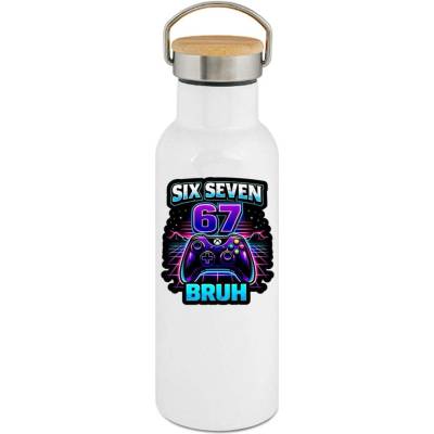 123TRIKO termoska Six seven bruh gaming, V1 500 ml vtipné