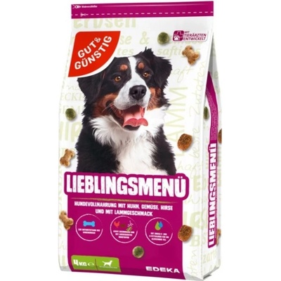 G&G Oblíbené menu s jehněčím rýží a zeleninou 4 kg