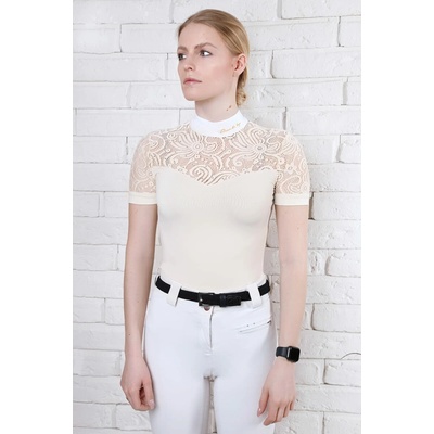 Fleur de lys Tričko dámske pretekové Cristal cream