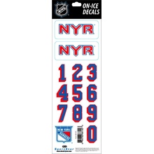 Sportstape ALL IN ONE HELMET DECALS - NEW YORK RANGERS