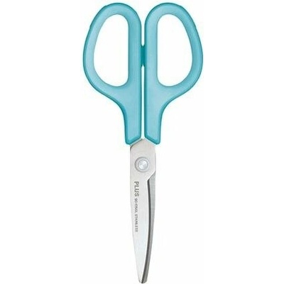 Nožnice, univerzálne, pre ľavákov, 17,5 cm, PLUS Fitcut Curve, svetlomodré