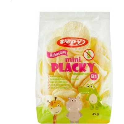 Vepy Kukuřičné mini placky s vitamínem B1 45 g