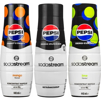 SodaStream Pepsi Max bez cukru 3 x 440 ml