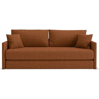 Cosmopolitan Design Shannon 209 cm rozkladacia pohovka Ženilková v terakotovej farbe