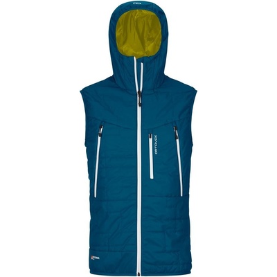 Ortovox vesta Swisswool Piz Boe Vest petrol blue