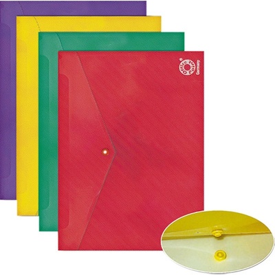 Office Point Папка джоб с копче Office Point de Luxe Червен А (1303078-07-3461100-08)