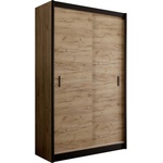 EMS Гардероб SAPHIRA 150x215 см с плъзгащи врати, дъб крафт (MT0010)