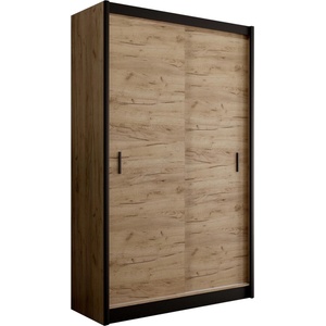 EMS Гардероб SAPHIRA 150x215 см с плъзгащи врати, дъб крафт (MT0010)