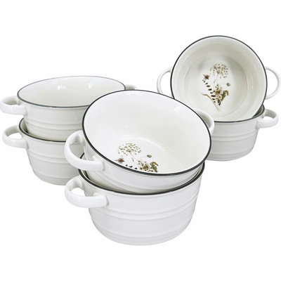by inspire Porcelánová miska kompotová Nostalgie Meadow 12 cm 6 ks