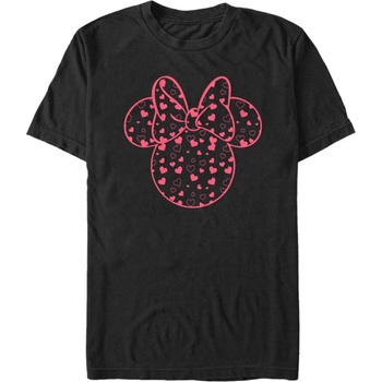 ZOOT. Fan Черна мъжка тениска Disney Minnie Hearts Fill ZOOT. Fan | Cheren | МЪЖЕ | L