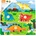 Viga Toys Дървен пъзел с дръжки Viga - Динозаври (44596)