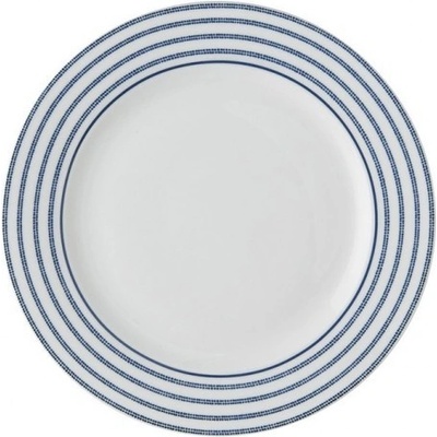 Dezertní talíř Candy Stripe blue 18 cm Laura Ashley UK