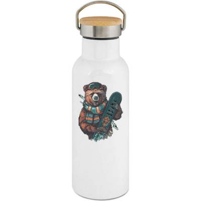 123TRIKO termoska Medvěd snowboardista 500 ml narozeniny
