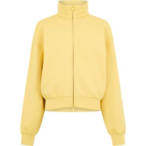 Fear of god essentials Поларено горнище с цип FEAR OF GOD ESSENTIALS Women's Full Zip Fleece - Light Tuscan