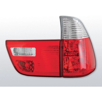 TUNING-TEC, Zadní světla čirá, BMW X5, E53, 1999-2006, Red White