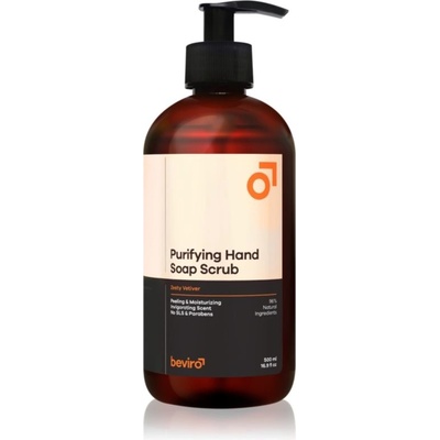Beviro Purifying Hand Soap Scrub Zesty Vetiver 500 ml